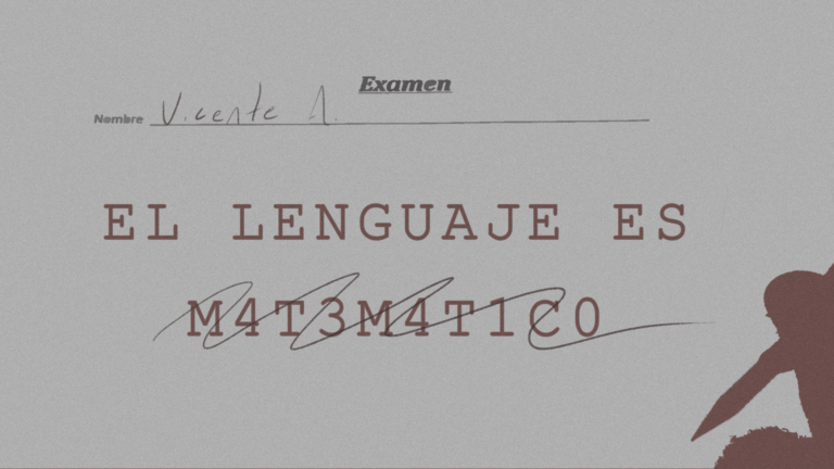 Ilustración del corto 'El lenguaje es matemático'