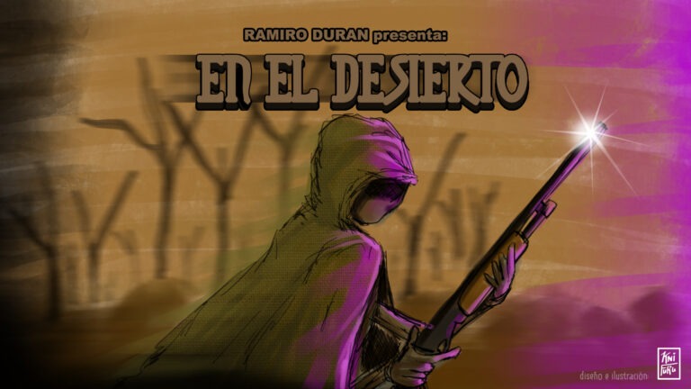 Ilustración del corto 'En el desierto'