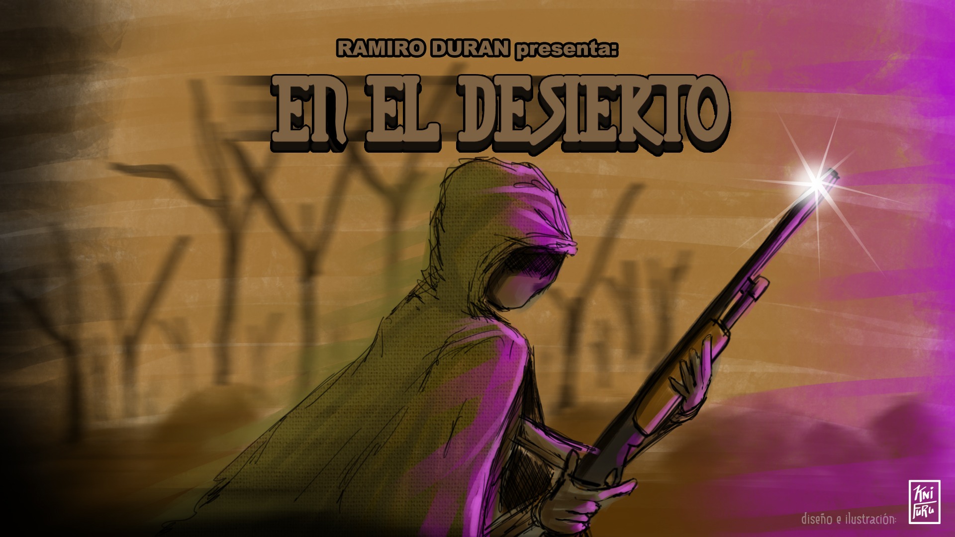 Ilustración del corto_artist 'En el desierto'