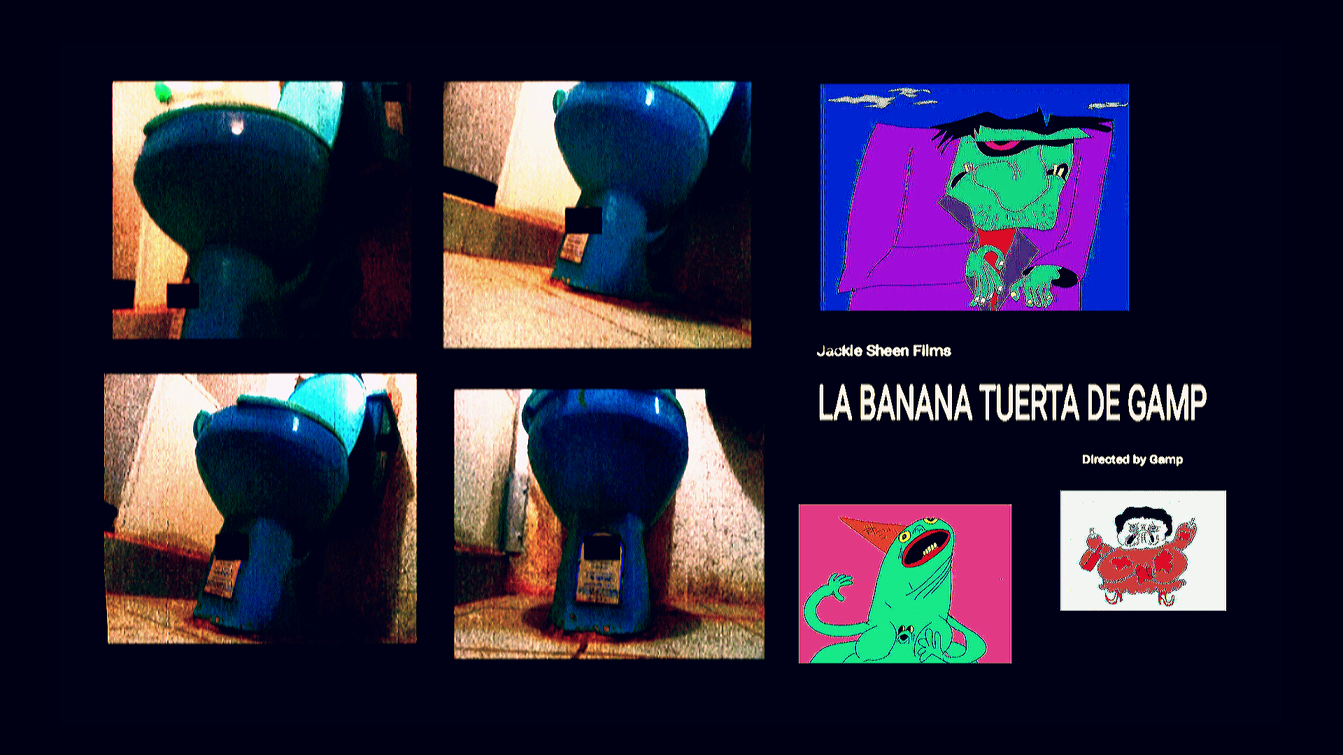 Ilustración del corto_artist 'La banana tuerta de Gamp'