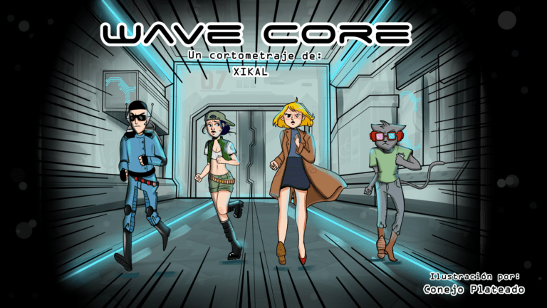 Ilustración del corto 'Wave core'